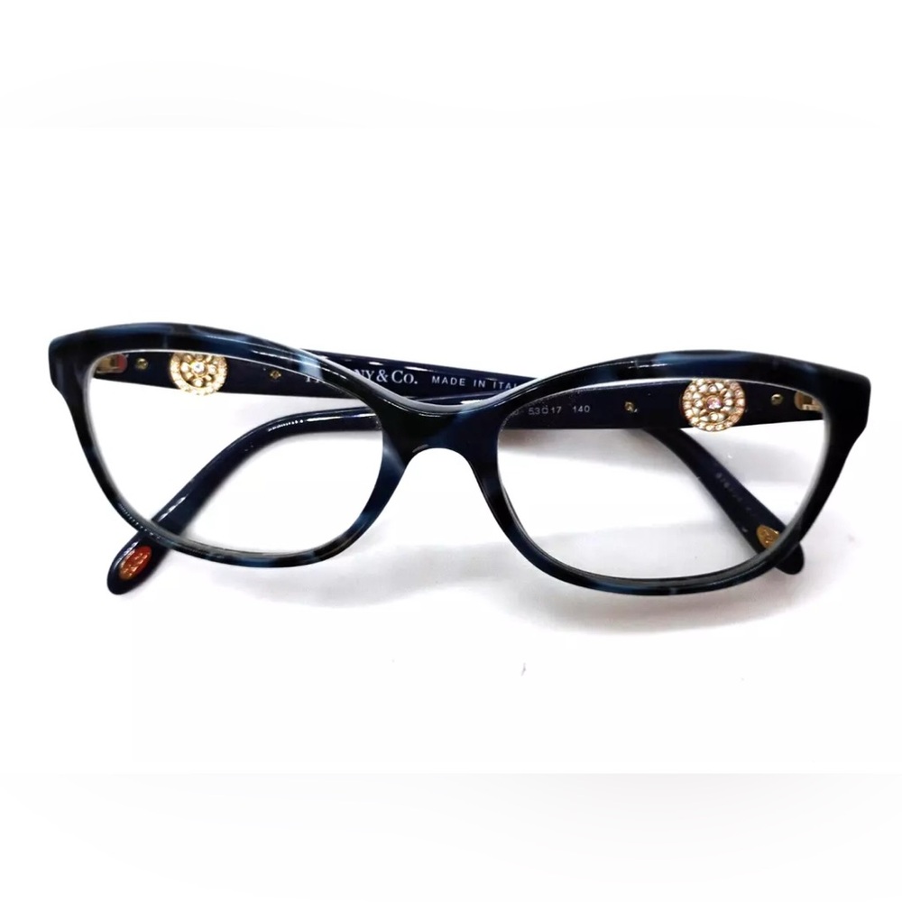 Tiffany & Co Eyeglass Frames            TF 2127-B 53-17-140 Blue Tortoise